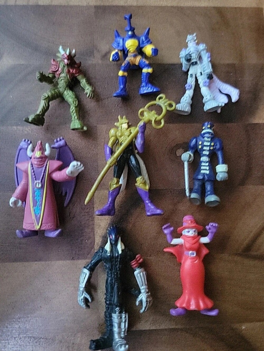 Vintage Digimon Figures Lot Of 8- Rare Toys Bandai H-T Early 2000s GUC